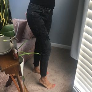 Zara Woman Embroidered Jeans